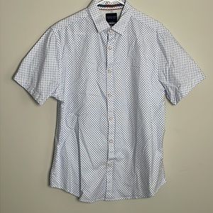 Denim & Flower Ricky Singh Slim Fit Casual Button Down Short Sleeve- size Large